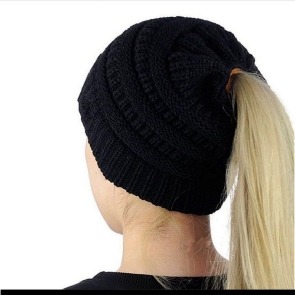 Dual Purpose Drawstring Winter Hat - Picture 2 of 4